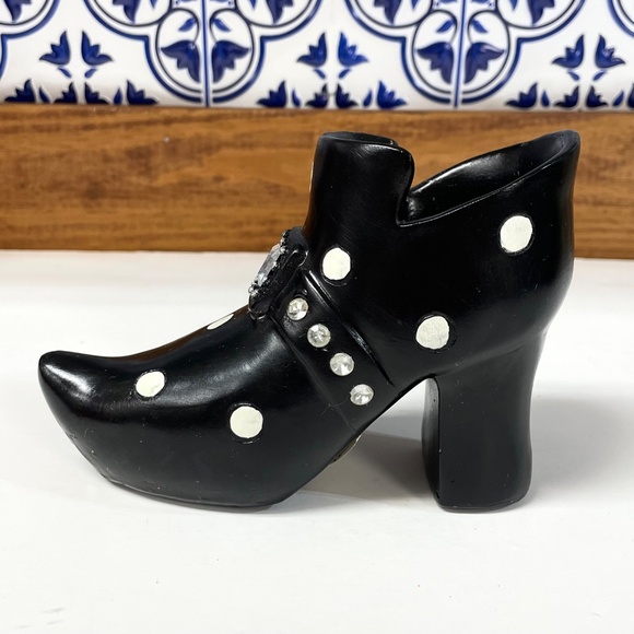 Halloween Decor Lot 5 Piece Light Up Bottles Plaques Witch Shoe Candle Holder - Picture 8 of 17